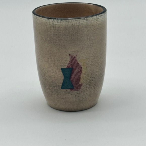 Vintage Capri Cup Wine Jug Japan Saki Cup Wine‎ Cheese Scene - Picture 4 of 6